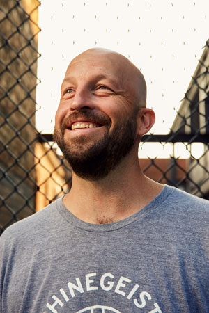 Stand up comedian Gabe Kea headshot